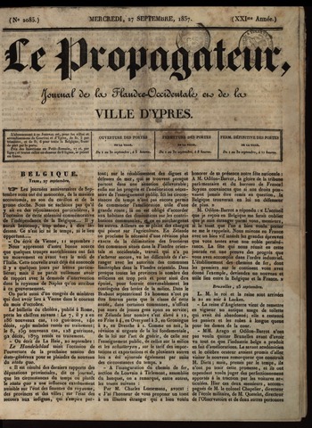 Le Propagateur (1818-1871) 1837-09-27