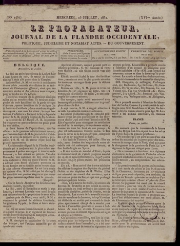 Le Propagateur (1818-1871) 1832-07-25