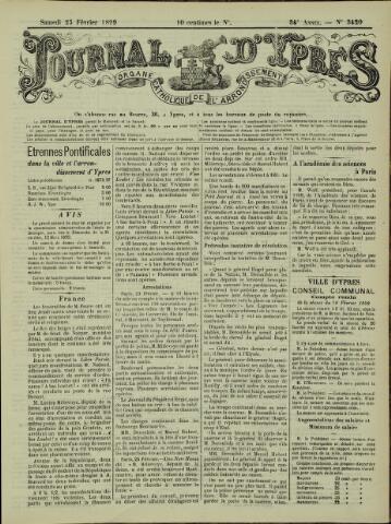 Journal d’Ypres (1874 - 1913) 1899-02-25