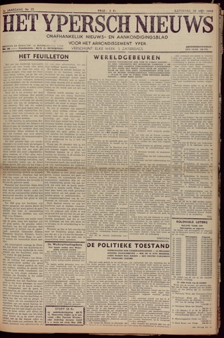 Het Ypersch nieuws (1929-1971) 1949-05-28