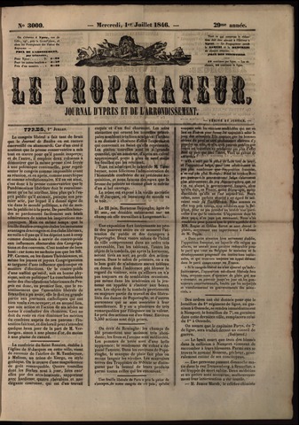 Le Propagateur (1818-1871) 1846-07-01