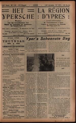 Het Ypersch nieuws (1929-1971) 1933-08-12