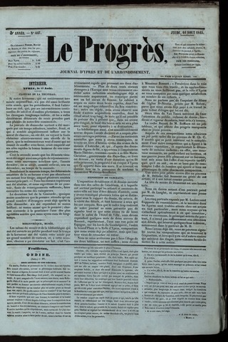Le Progrès (1841-1914) 1845-08-14