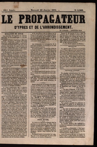 Le Propagateur (1818-1871) 1871-01-25