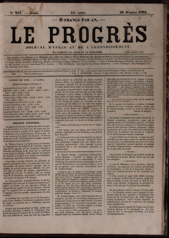 Le Progrès (1841-1914) 1882-10-26