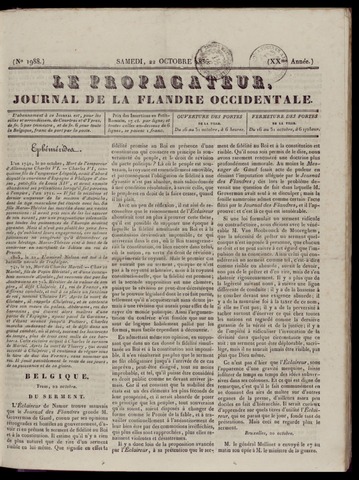 Le Propagateur (1818-1871) 1836-10-22