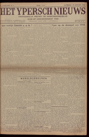 Het Ypersch nieuws (1929-1971) 1948-01-10