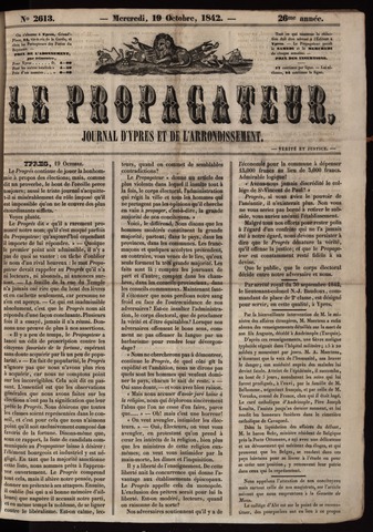 Le Propagateur (1818-1871) 1842-10-19