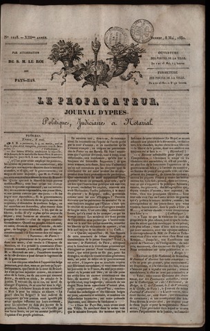 Le Propagateur (1818-1871) 1830-05-08
