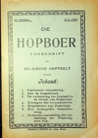 De Hopboer (1904-1984) 1933