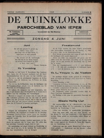 Tuinklokke (1930-1940) 1939-06-04