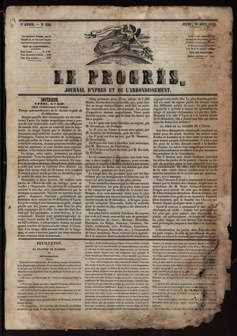 Le Progrès (1841-1914) 1843-08-10