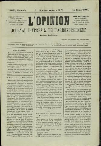L’Opinion (1863-1873) 1869-02-14