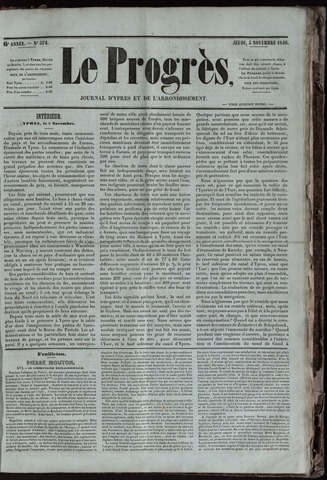 Le Progrès (1841-1914) 1846-11-05