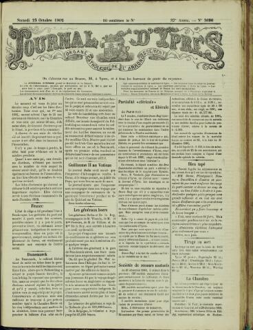 Journal d’Ypres (1874 - 1913) 1902-10-25