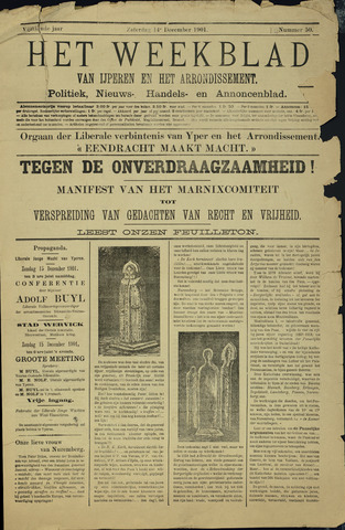 Het weekblad van Ijperen (1886 - 1906) 1901-12-14