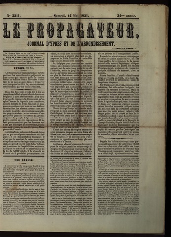 Le Propagateur (1818-1871) 1851-05-24