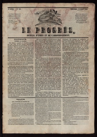 Le Progrès (1841-1914) 1842-07-03