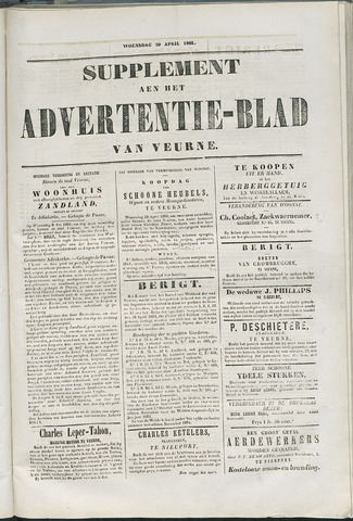 Het Advertentieblad (1825-1914) 1863-04-29