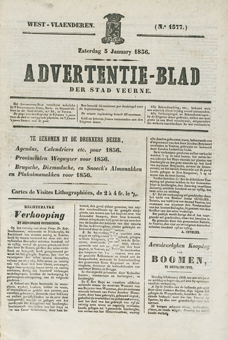Het Advertentieblad (1825-1914) 1856-01-05