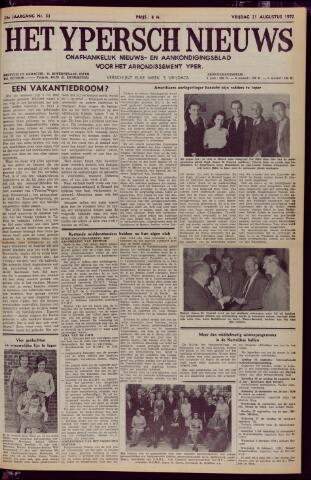 Het Ypersch nieuws (1929-1971) 1970-08-21