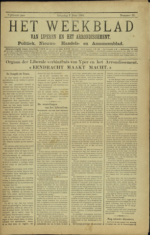 Het weekblad van Ijperen (1886 - 1906) 1901-06-01