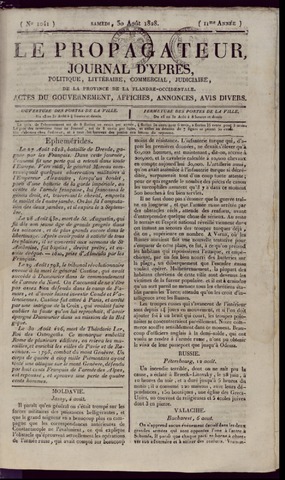 Le Propagateur (1818-1871) 1828-08-30