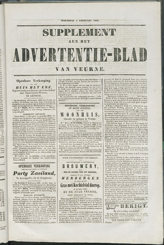 Het Advertentieblad (1825-1914) 1863-02-04