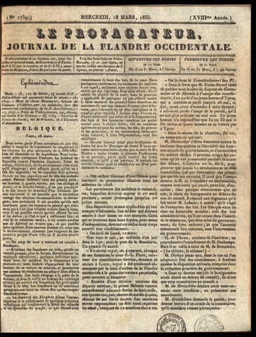 Le Propagateur (1818-1871) 1835-03-18