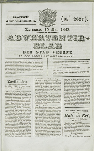 Het Advertentieblad (1825-1914) 1847-05-15