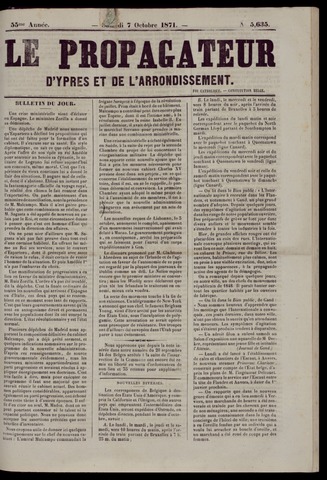 Le Propagateur (1818-1871) 1871-10-07