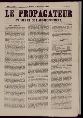 Le Propagateur (1818-1871) 1869-12-04