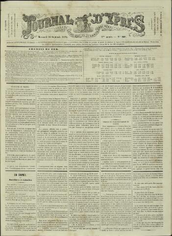 Journal d’Ypres (1874 - 1913) 1874-09-16