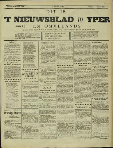 Nieuwsblad van Yperen en van het Arrondissement (1872-1912) 1912-08-24