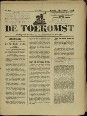 De Toekomst (1862-1894) 1893-02-26