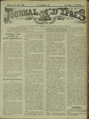 Journal d’Ypres (1874 - 1913) 1896-08-26