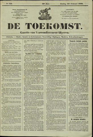De Toekomst (1862-1894) 1876-02-13