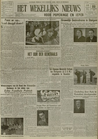 Het Wekelijks Nieuws (1946-1990) 1952-11-22