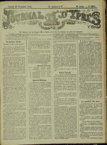 Journal d’Ypres (1874 - 1913) 1896-11-28