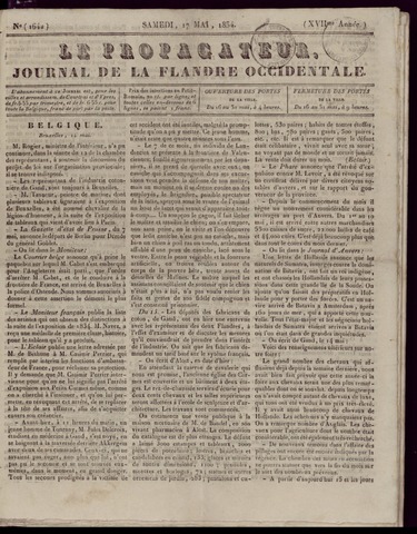 Le Propagateur (1818-1871) 1834-05-17