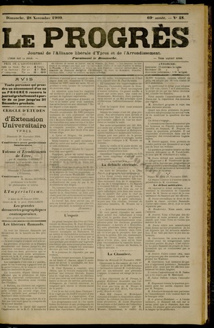 Le Progrès (1841-1914) 1909-11-28