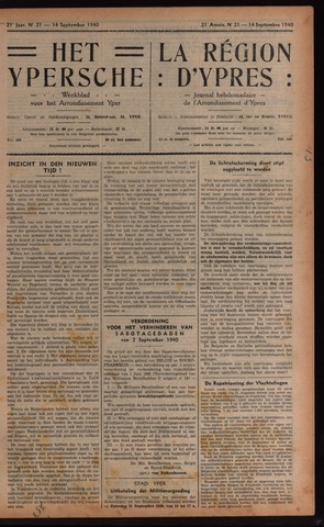 Het Ypersch nieuws (1929-1971) 1940-09-14