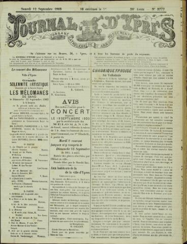 Journal d’Ypres (1874 - 1913) 1903-09-12