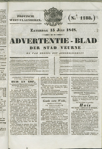 Het Advertentieblad (1825-1914) 1848-07-15