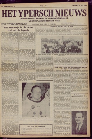 Het Ypersch nieuws (1929-1971) 1969-07-25