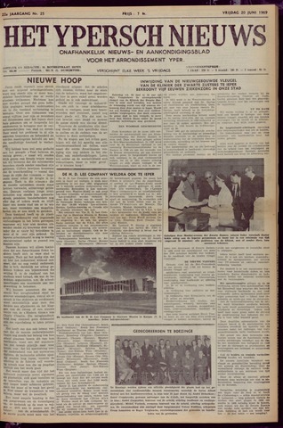 Het Ypersch nieuws (1929-1971) 1969-06-20