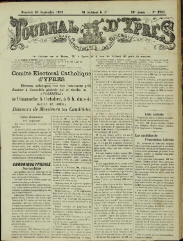 Journal d’Ypres (1874 - 1913) 1903-09-30