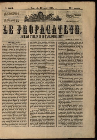 Le Propagateur (1818-1871) 1846-08-19