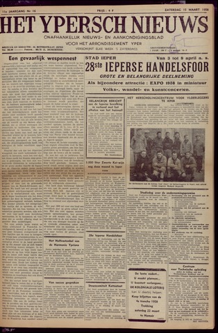 Het Ypersch nieuws (1929-1971) 1958-03-15