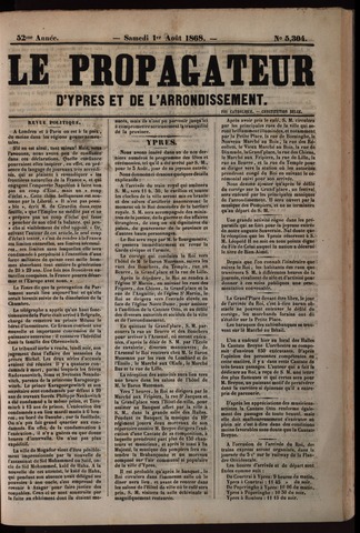 Le Propagateur (1818-1871) 1868-08-01